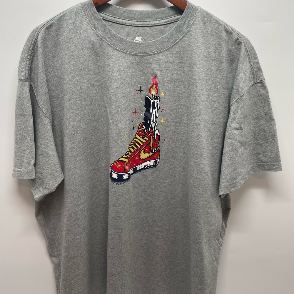 Nike SB Gray Loose Fit Tee
